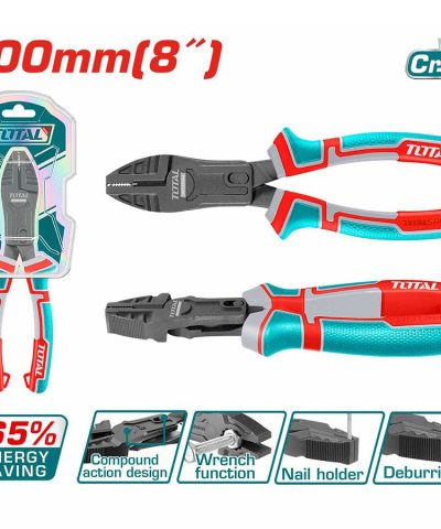 انبردست فوق صنعتی توتال کد THTC510806 سایز 8 اینچ
