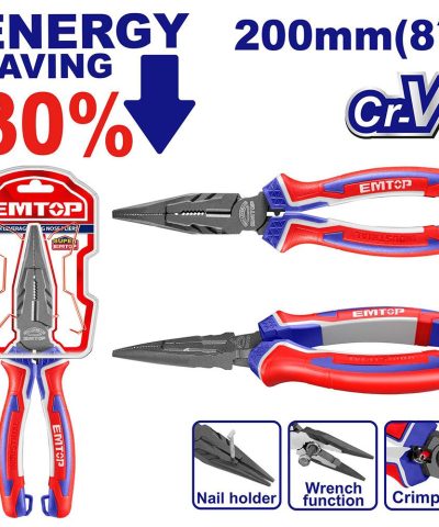 دم باریک و پرس سرسیم وایرشو فوق صنعتی ایمتاپ مدل EPLRL0821 سایز 8 اینچ