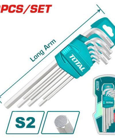 آچار آلن توتال مدل THT106191 مجموعه 9 عددی