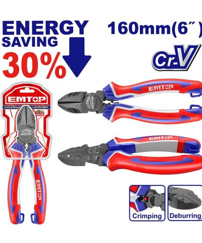 انبر سیم چین صنعتی ایمتاپ کد EPLRD0621 سایز 6 اینچ